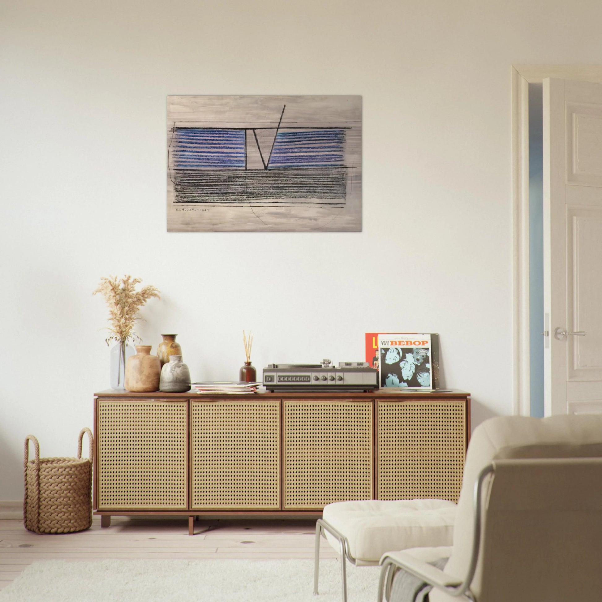 Untitled - 1964 - Bice Lazzari Brushed Aluminum Print - 70x100 cm / 28x40 inches | Bice Lazzari Aluminum Print | Bice Lazzari Prints