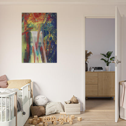 ABSTRACT PAINTING 610 1 - Gerhard Richter Brushed Aluminum Print - 70x100 cm / 28x40 inches | Gerhard Richter Aluminum Print | Gerhard Richter Prints