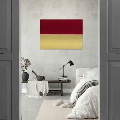 Red and Yellow - Ellsworth Kelly Brushed Aluminum Print - 70x100 cm / 28x40 inches | Ellsworth Kelly Aluminum Print | Ellsworth Kelly Prints