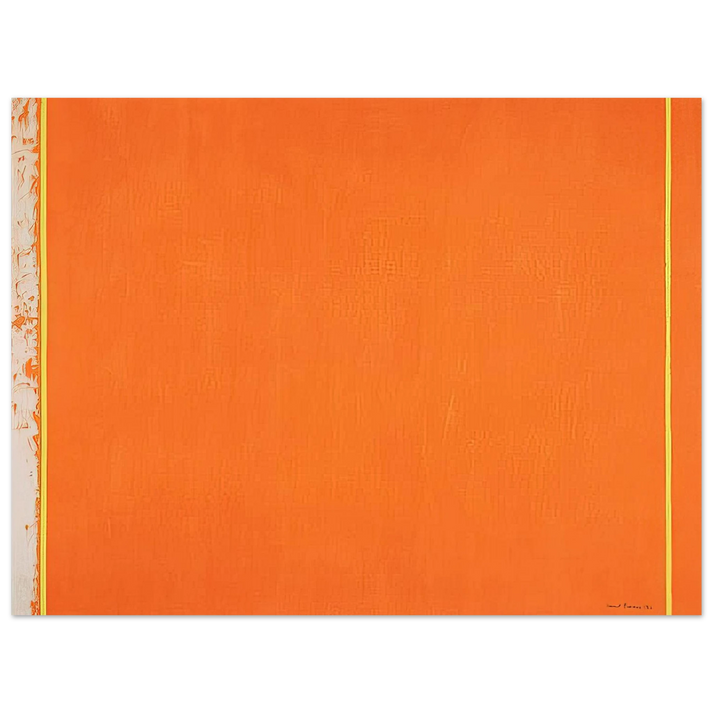 Barnett Newman - The Third  75x100 cm / 30x40inches Fine Art Poster