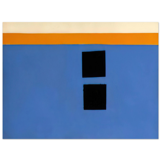 Theodoros Stamos - Double Aegean Sun-Box - 1968  75x100 cm / 30x40inches Fine Art Poster