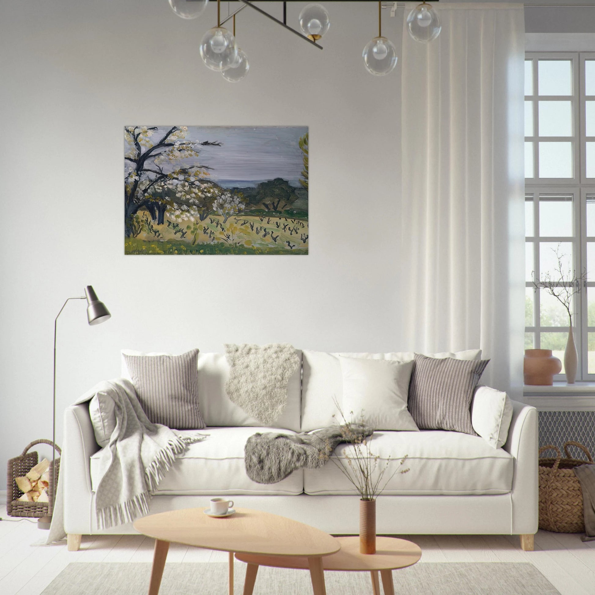 LANDSCAPE NICE 1919 - Henri Matisse Brushed Aluminum Print - 70x100 cm / 28x40 inches | Henri Matisse Aluminum Print | Henri Matisse Prints