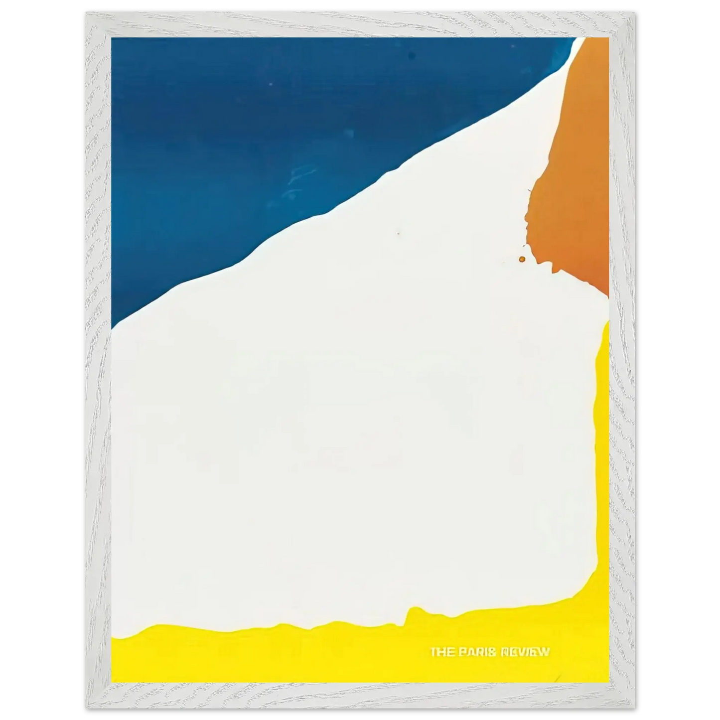 Helen Frankenthaler - Paris Review - 1966 Wall art - 60x80 cm / 24x32 Inches - Premium Wooden Framed Poster With Fine Art Paper - White frame