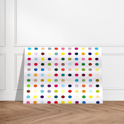LSD - Damien Hirst Brushed Aluminum Print - 70x100 cm / 28x40 inches | Damien Hirst Aluminum Print | Damien Hirst Prints