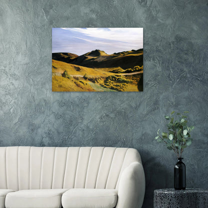 The Camel s Hump - Edward Hopper Brushed Aluminum Print - 70x100 cm / 28x40 inches | Edward Hopper Aluminum Print | Edward Hopper Prints