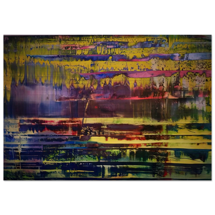 WALLACE BOURNES - Gerhard Richter Brushed Aluminum Print - 70x100 cm / 28x40 inches | Gerhard Richter Aluminum Print | Gerhard Richter Prints