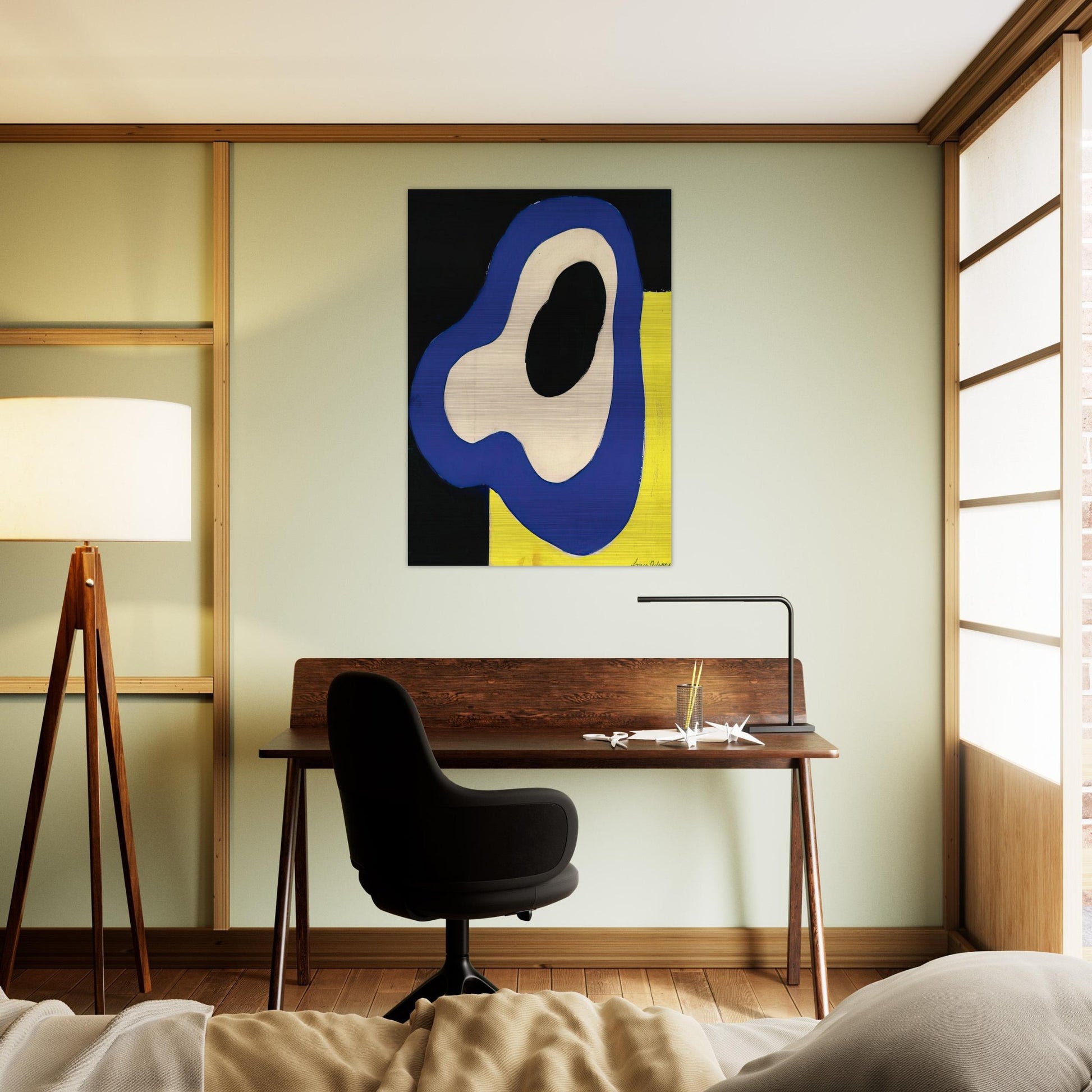 RYTHME - Sonia Delaunay Brushed Aluminum Print - 70x100 cm / 28x40 inches | Sonia Delaunay Aluminum Print | Sonia Delaunay Prints