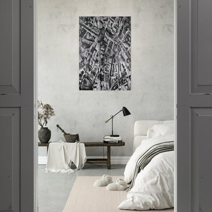 TOWNSCAPE PL 1970 - Gerhard Richter Brushed Aluminum Print - 70x100 cm / 28x40 inches | Gerhard Richter Aluminum Print | Gerhard Richter Prints