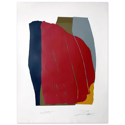 Larry Zox - Odon I - 1981  75x100 cm / 30x40inches Fine Art Poster