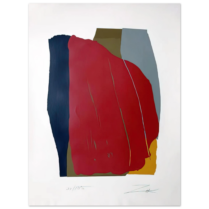 Larry Zox - Odon I - 1981  75x100 cm / 30x40inches Fine Art Poster