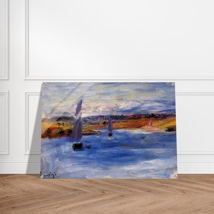 Sailboats - Pierre-Auguste Renoir Acrylic Print - 70x100 cm / 28x40″ inches | Pierre-Auguste Renoir Wall Art | Pierre-Auguste Renoir Prints