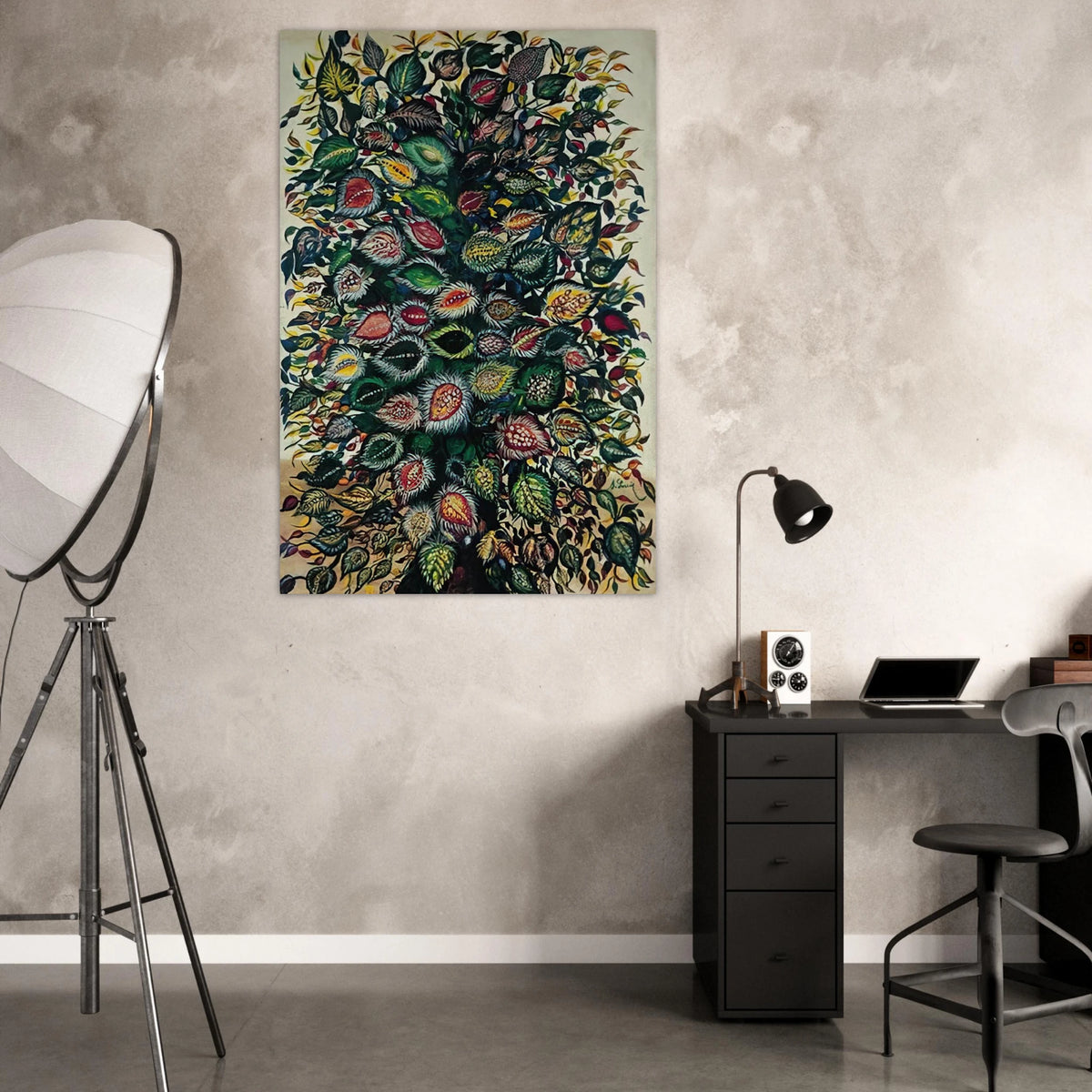 Feuilles - 1929 - Seraphine Louis Art Prints - 100x150 cm / 40x60″ inches | Seraphine Louis Poster | Seraphine Louis Prints