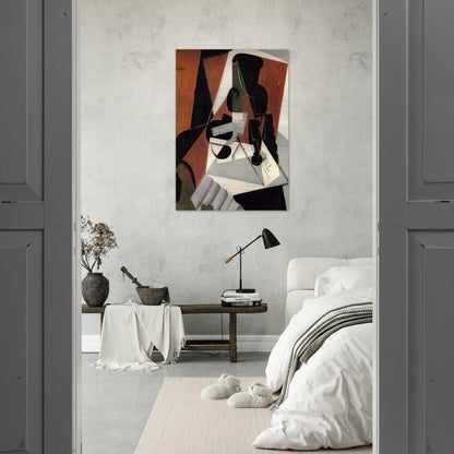 STRAWBERRY JAM 1917 - Juan Gris Brushed Aluminum Print - 70x100 cm / 28x40 inches | Juan Gris Aluminum Print | Juan Gris Prints