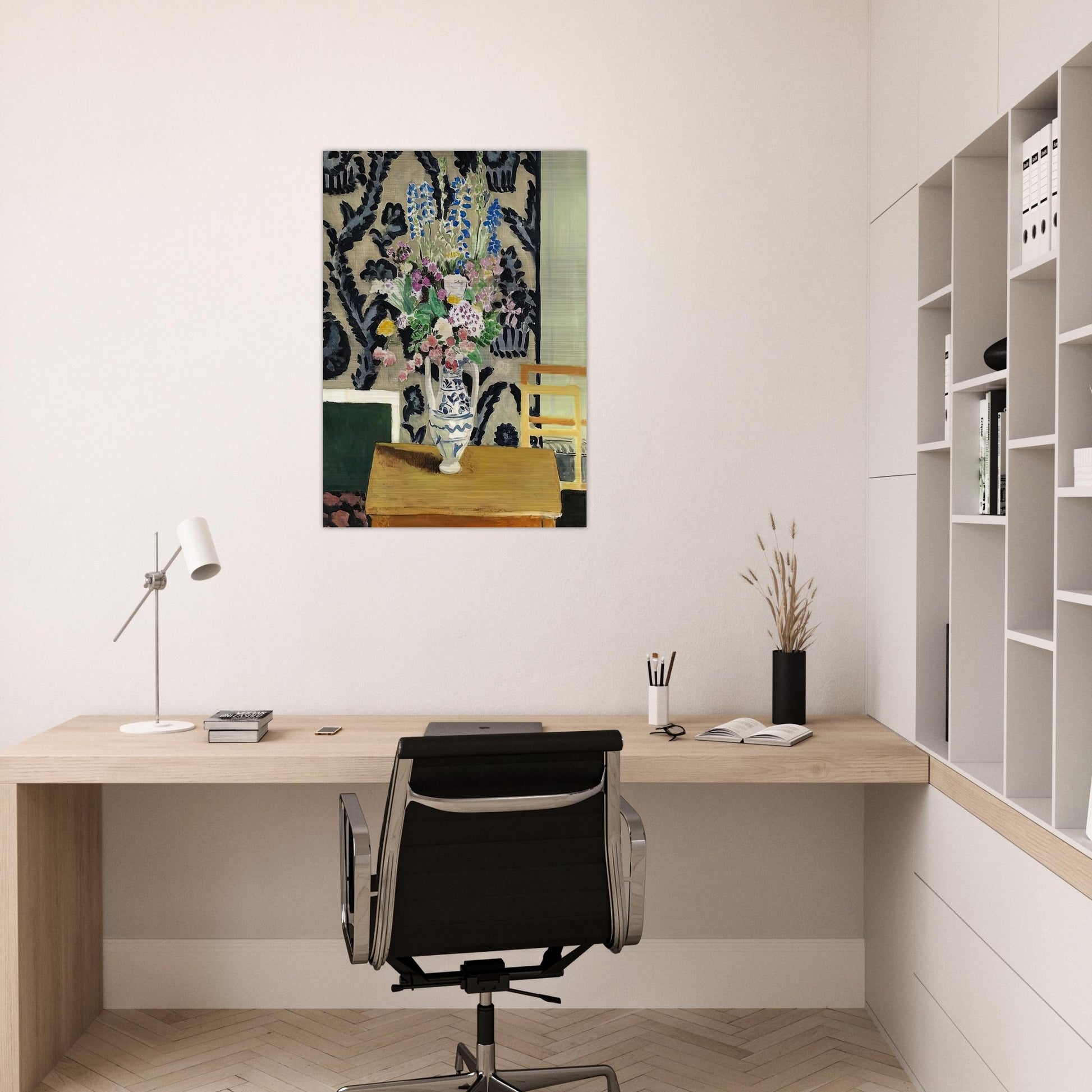 BOUQUET DE FLEURS POUR LE QUATORZE JUILLET 1919 - Henri Matisse Brushed Aluminum Print - 70x100 cm / 28x40 inches | Henri Matisse Aluminum Print | Henri Matisse Prints