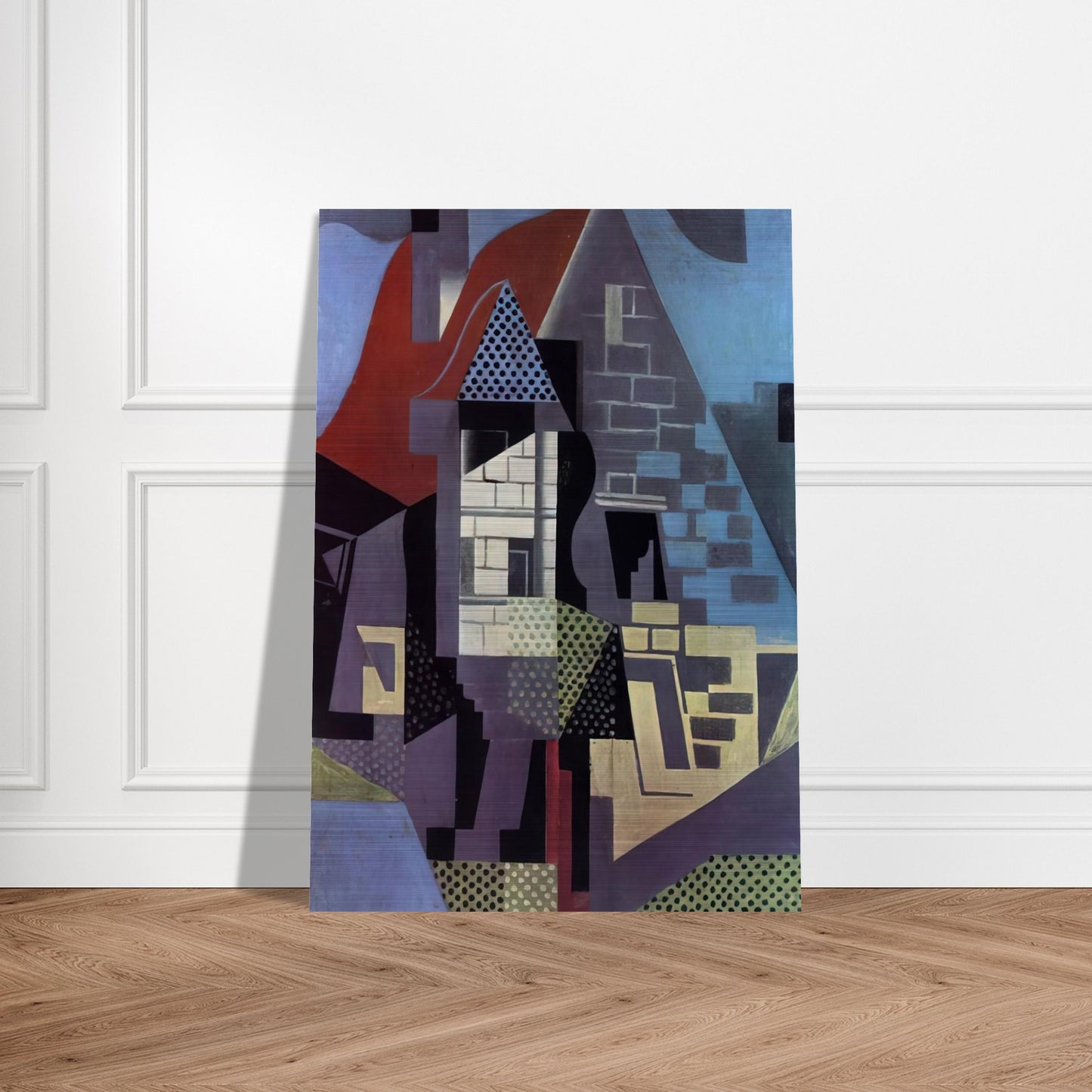 LANDSCAPE AT BEAULIEU - Juan Gris Brushed Aluminum Print - 70x100 cm / 28x40 inches | Juan Gris Aluminum Print | Juan Gris Prints