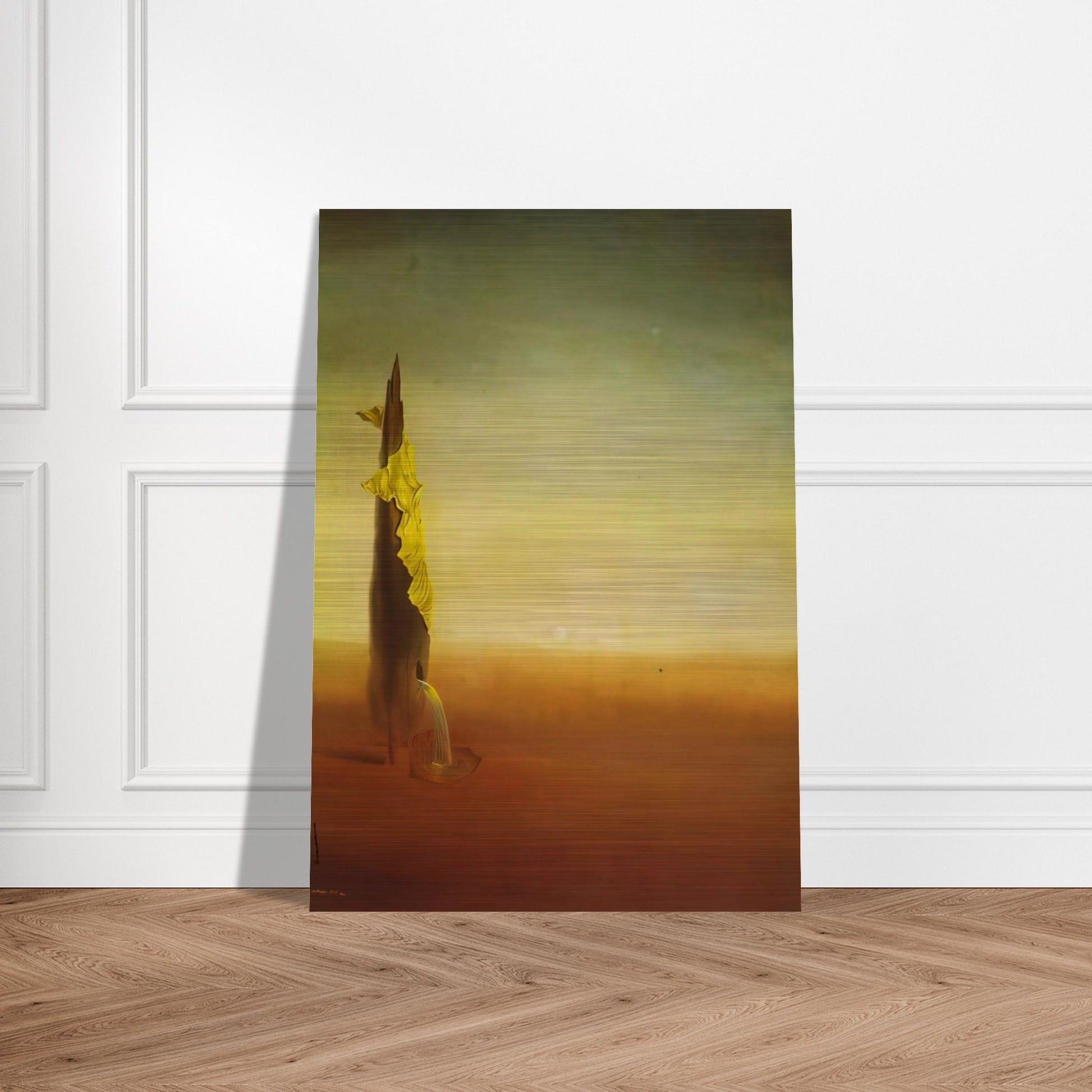 THE BIRTH OF LIQUID FEARS - Salvador Dali Brushed Aluminum Print - 70x100 cm / 28x40 inches | Salvador Dali Aluminum Print | Salvador Dali Prints