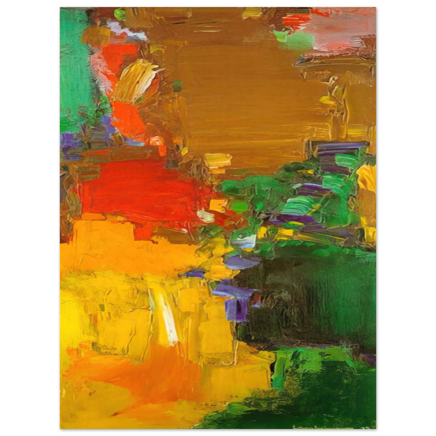 Hans Hofmann - Rhapsody  75x100 cm / 30x40inches Fine Art Poster
