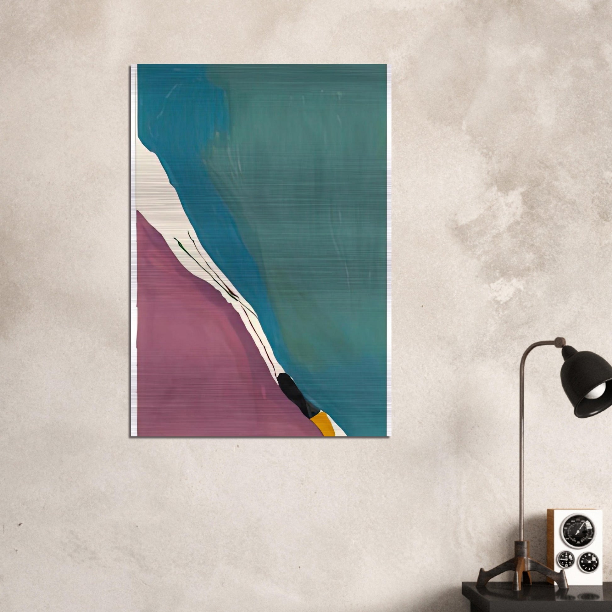 Red Travels, 1971- - Helen Frankenthaler Brushed Aluminum Print - 70x100 cm / 28x40 inches | Helen Frankenthaler Aluminum Print | Helen Frankenthaler Prints