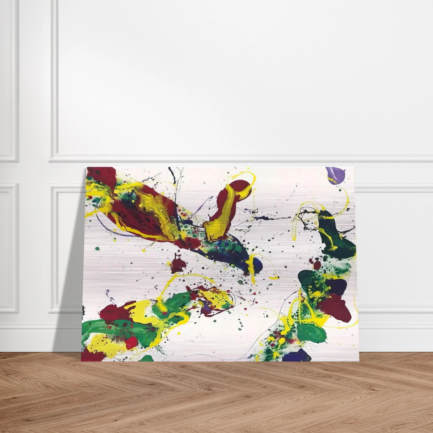 Hail Hailey - Sam Francis Brushed Aluminum Print - 70x100 cm / 28x40 inches | Sam Francis Aluminum Print | Sam Francis Prints