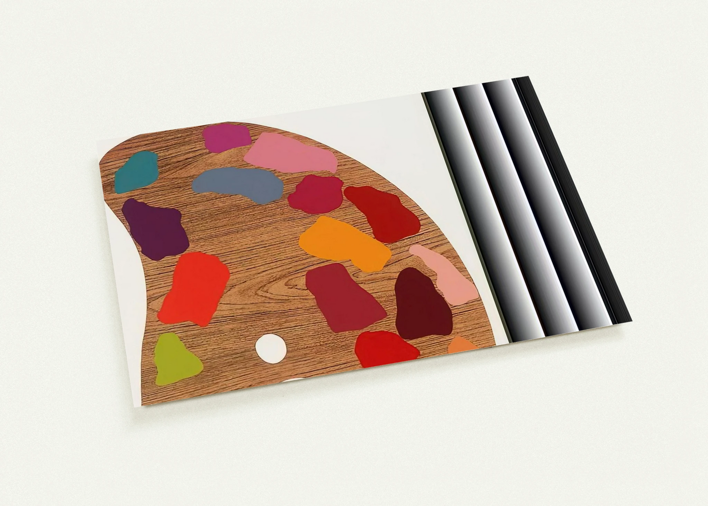PALETTE II 1969 By Jim Dine Pack of 10 Post Cards | Jim Dine Post Cards | A6 (10.5 x 14.8 cm) - 4.1 x 5.8 inches