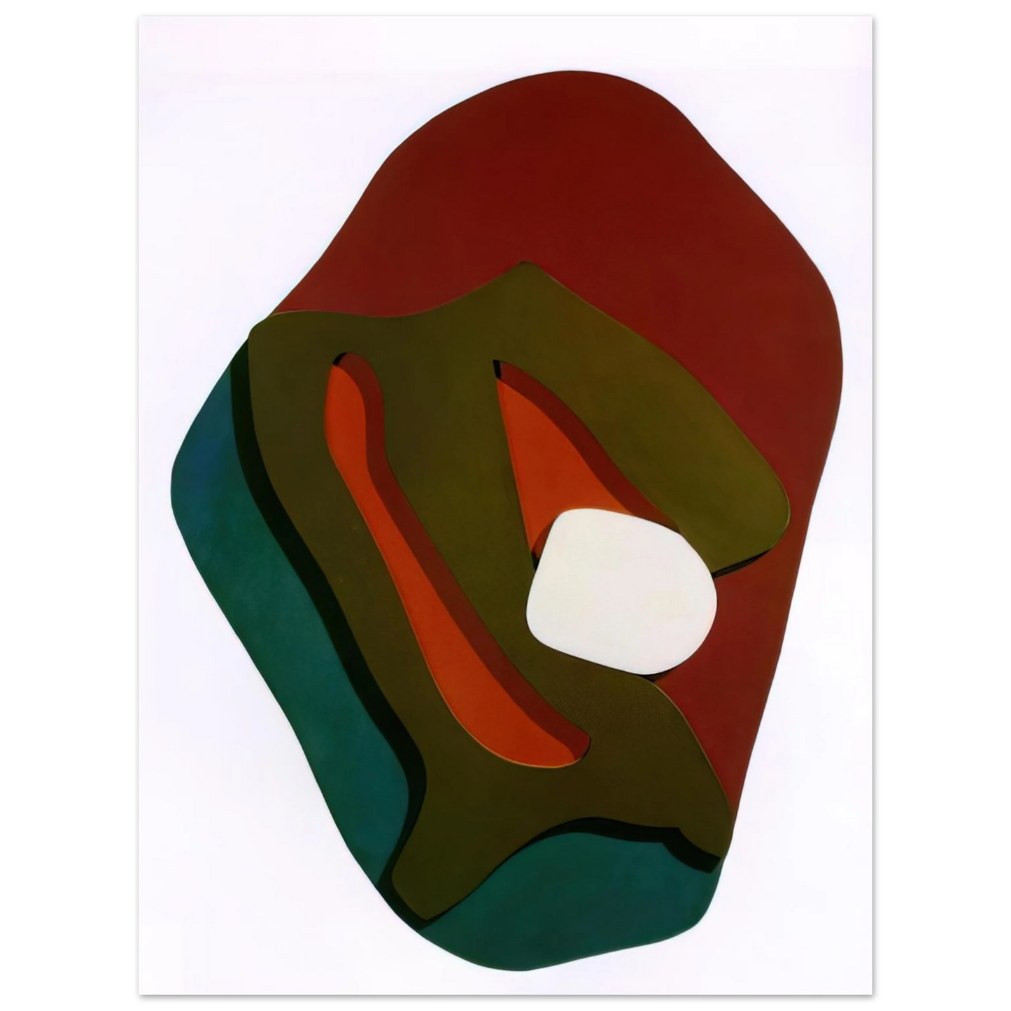Jean Arp - Terrestrial Forest Form  75x100 cm / 30x40inches Fine Art Poster