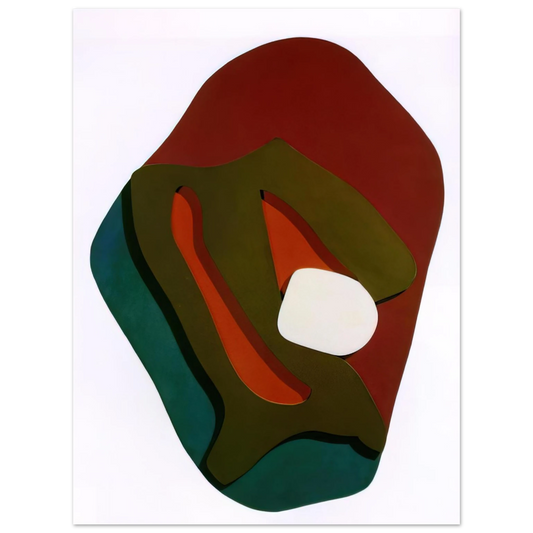 Jean Arp - Terrestrial Forest Form  75x100 cm / 30x40inches Fine Art Poster