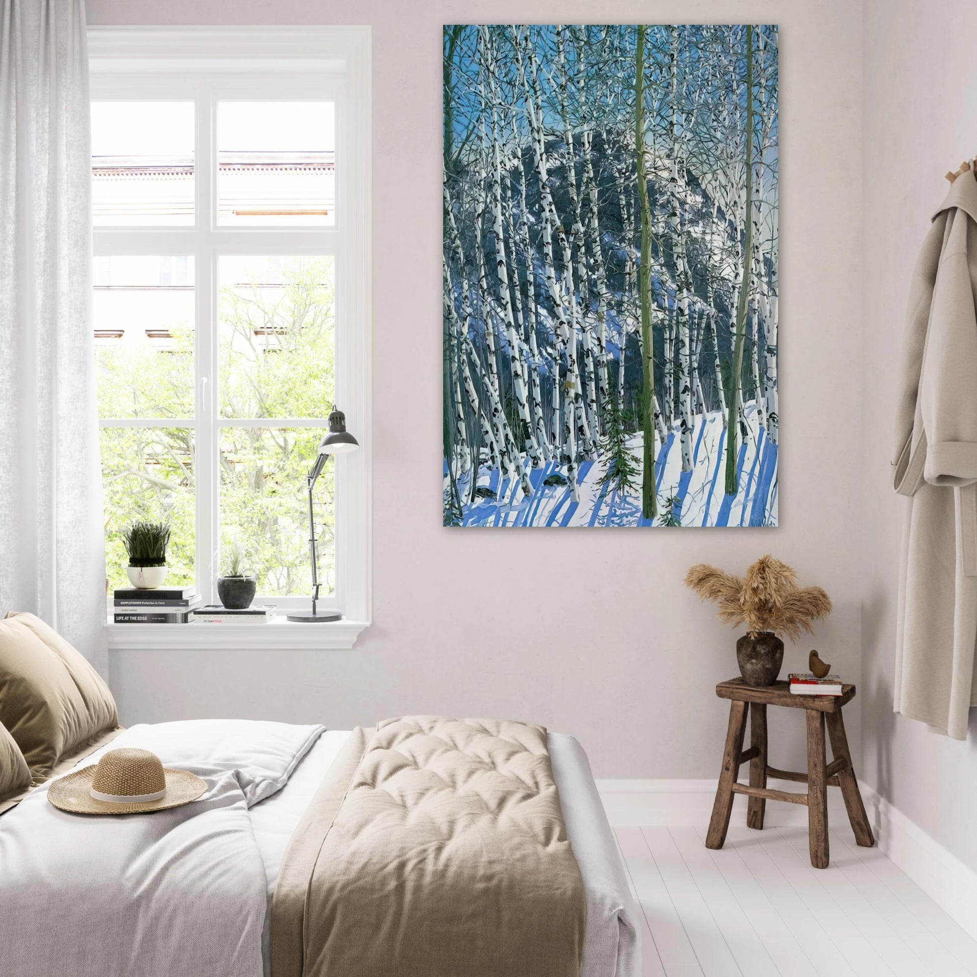 Birches - 2005 - Neil Welliver Art Prints - 100x150 cm / 40x60″ inches | Neil Welliver Poster | Neil Welliver Prints