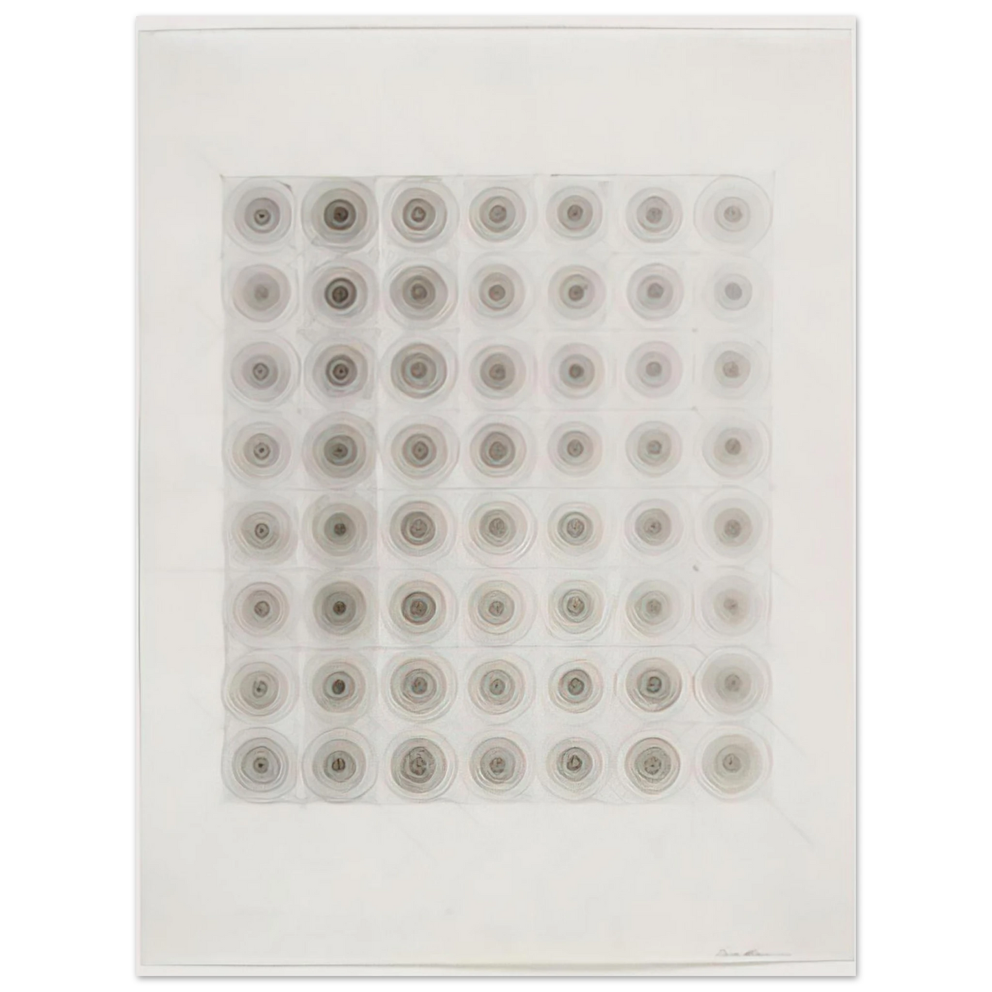 Eva Hesse - UNTITLED 1966  75x100 cm / 30x40inches Fine Art Poster