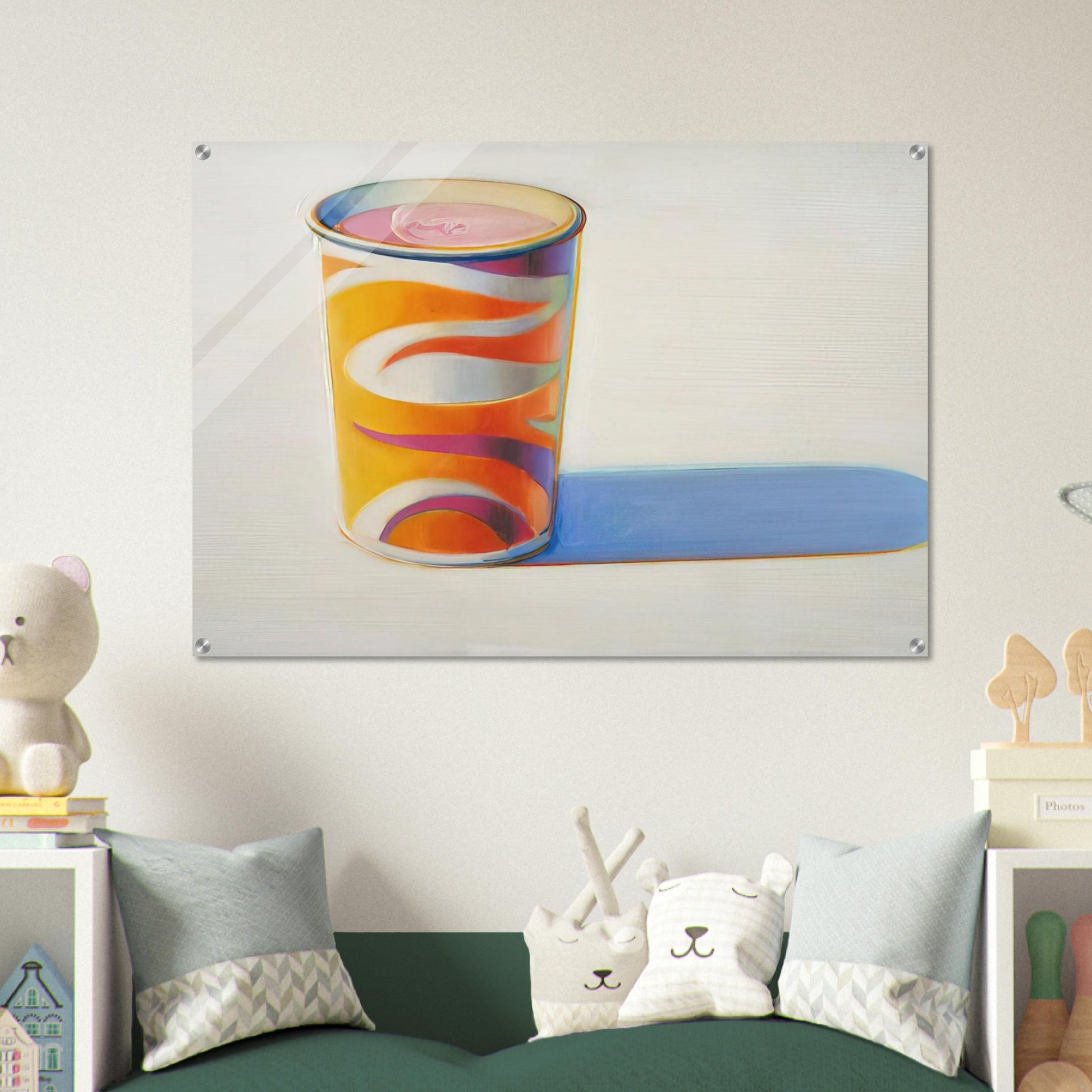Drink Cup - 1972 - Wayne Thiebaud Acrylic Print - 70x100 cm / 28x40″ inches