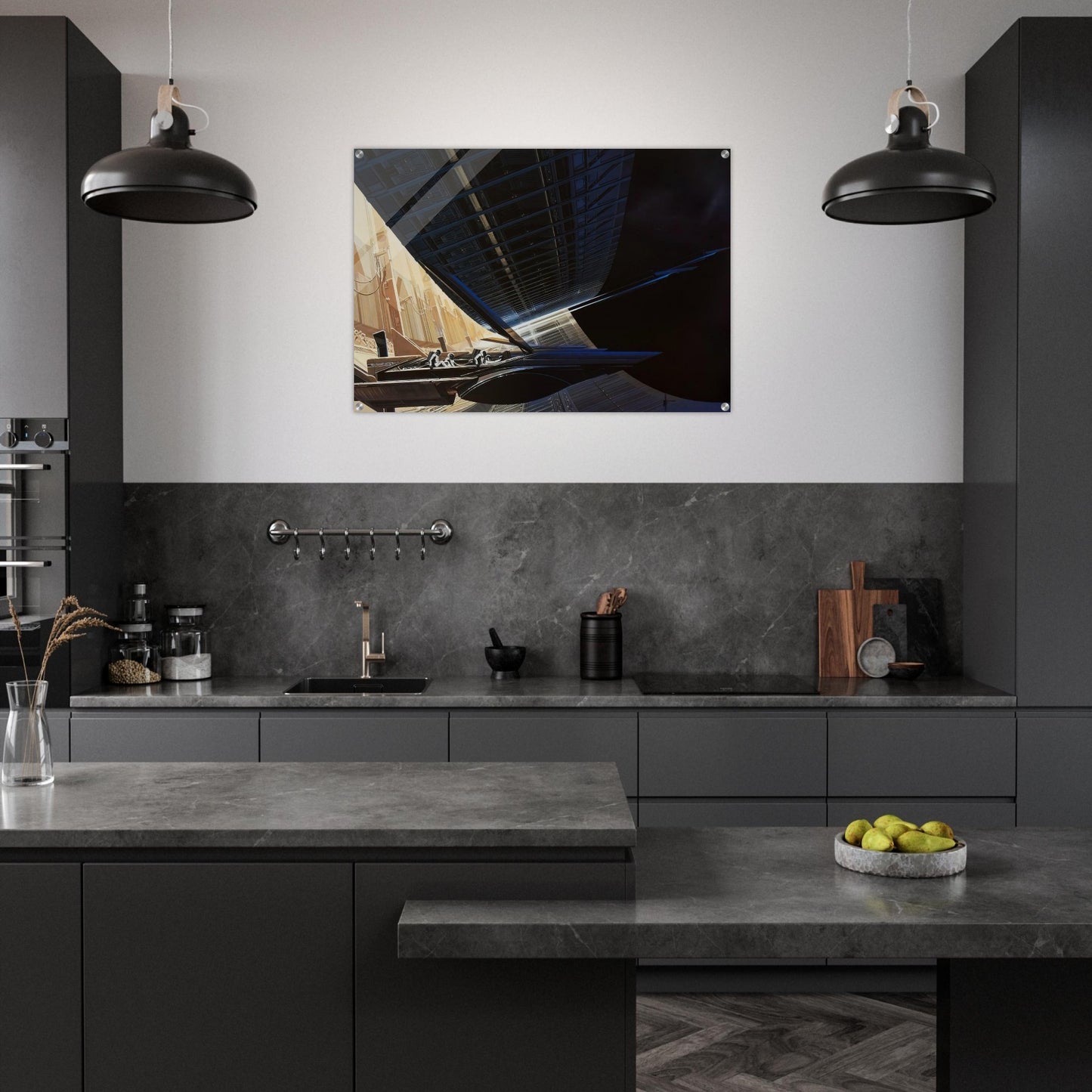 Syd Mead - Syd Mead Acrylic Print - 70x100 cm / 28x40″ inches