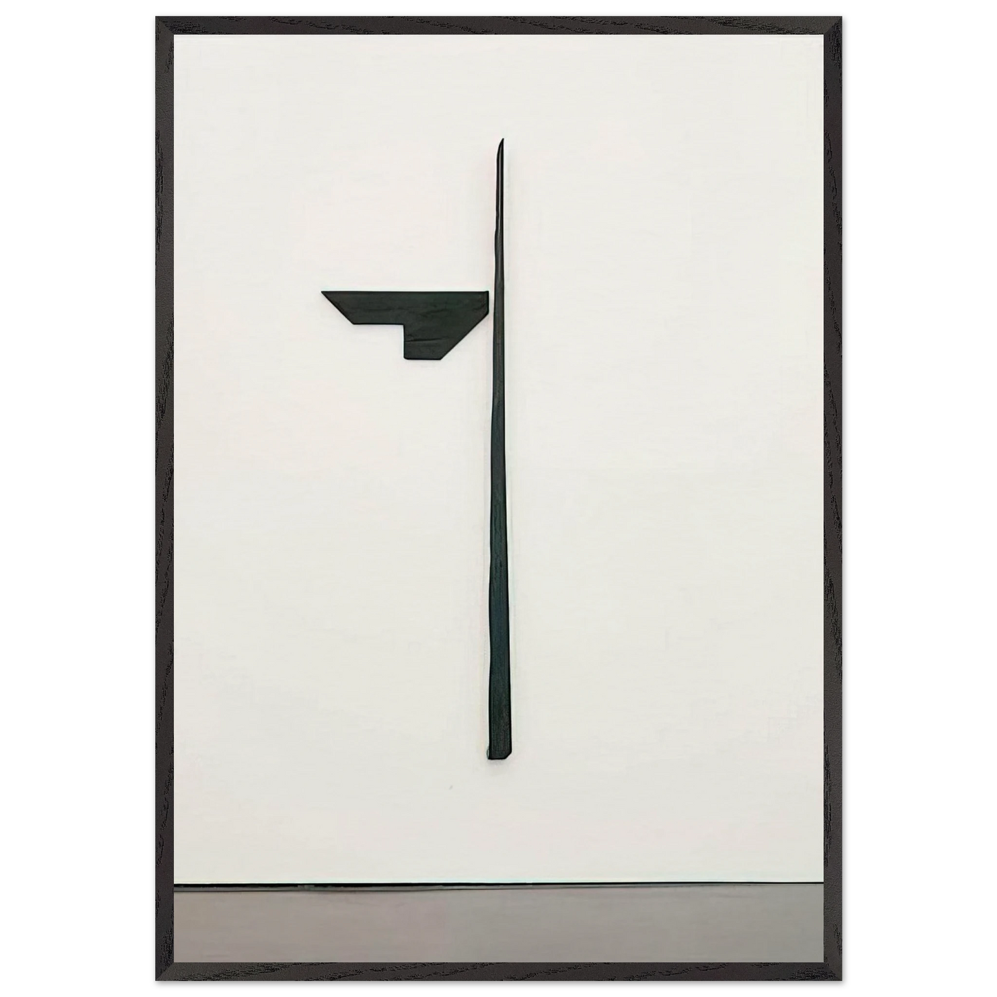 BUTTERFLY II 1969 - Blinky Palermo 70x100 cm / 28x40 inches Framed Art Print – Black Wooden Frame
