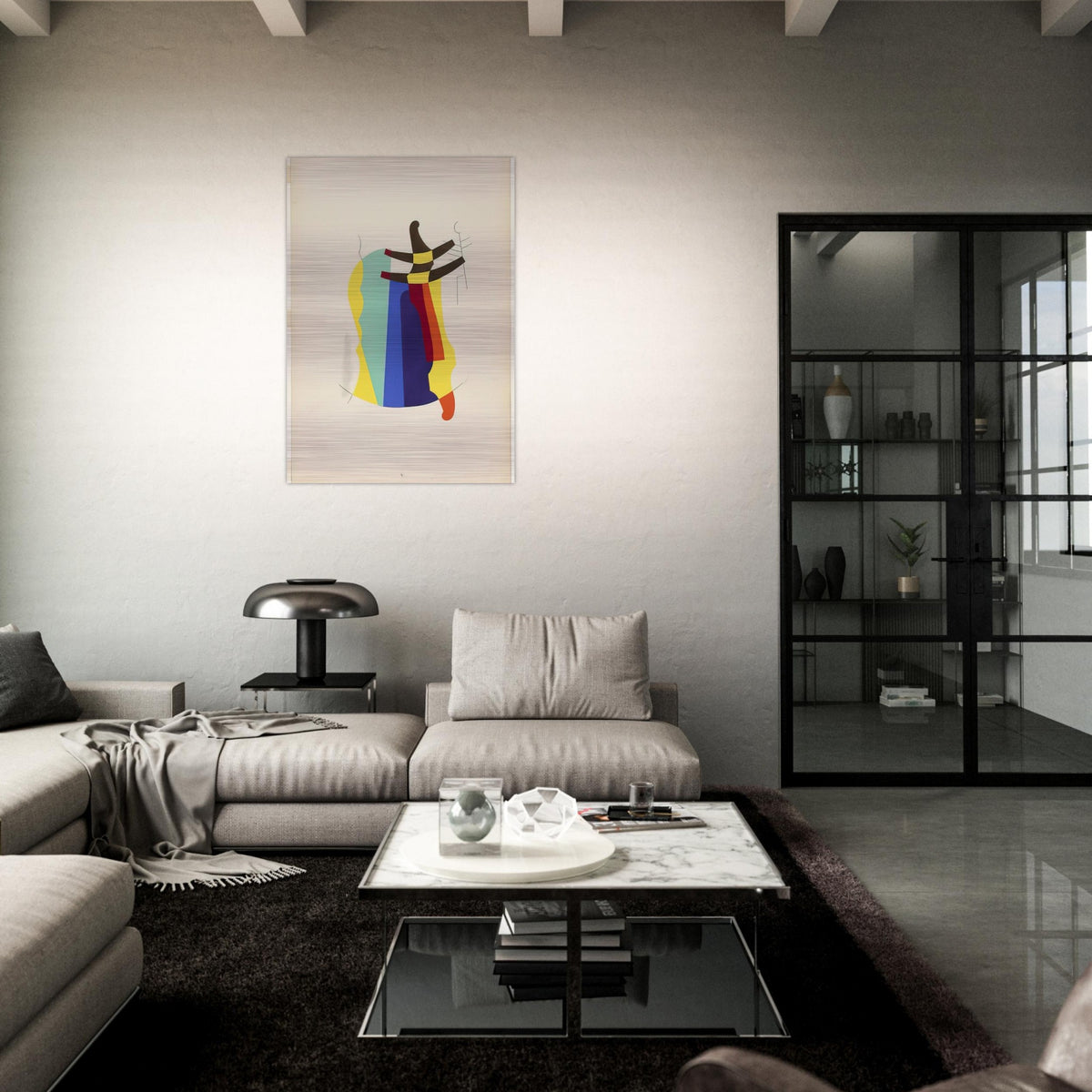 LEGEND FROM THE PORTFOLIO REVOLVING DOORS 1926 - Man Ray Brushed Aluminum Print - 70x100 cm / 28x40 inches | Man Ray Aluminum Print | Man Ray Prints