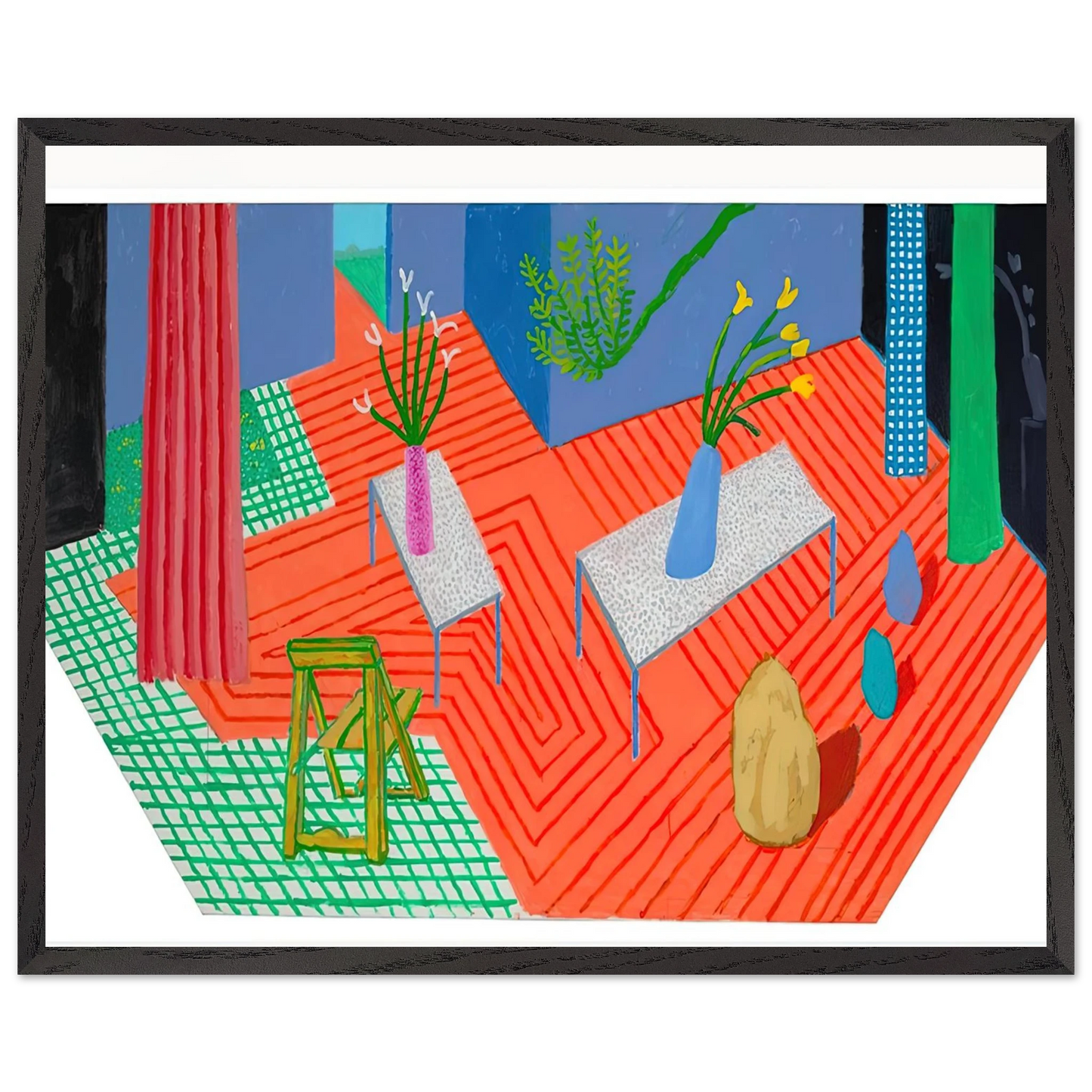 David Hockney - David Hockney Wall art - 28x43  cm / XL (11x17 inches) - Fine Art Poster-canvas - -