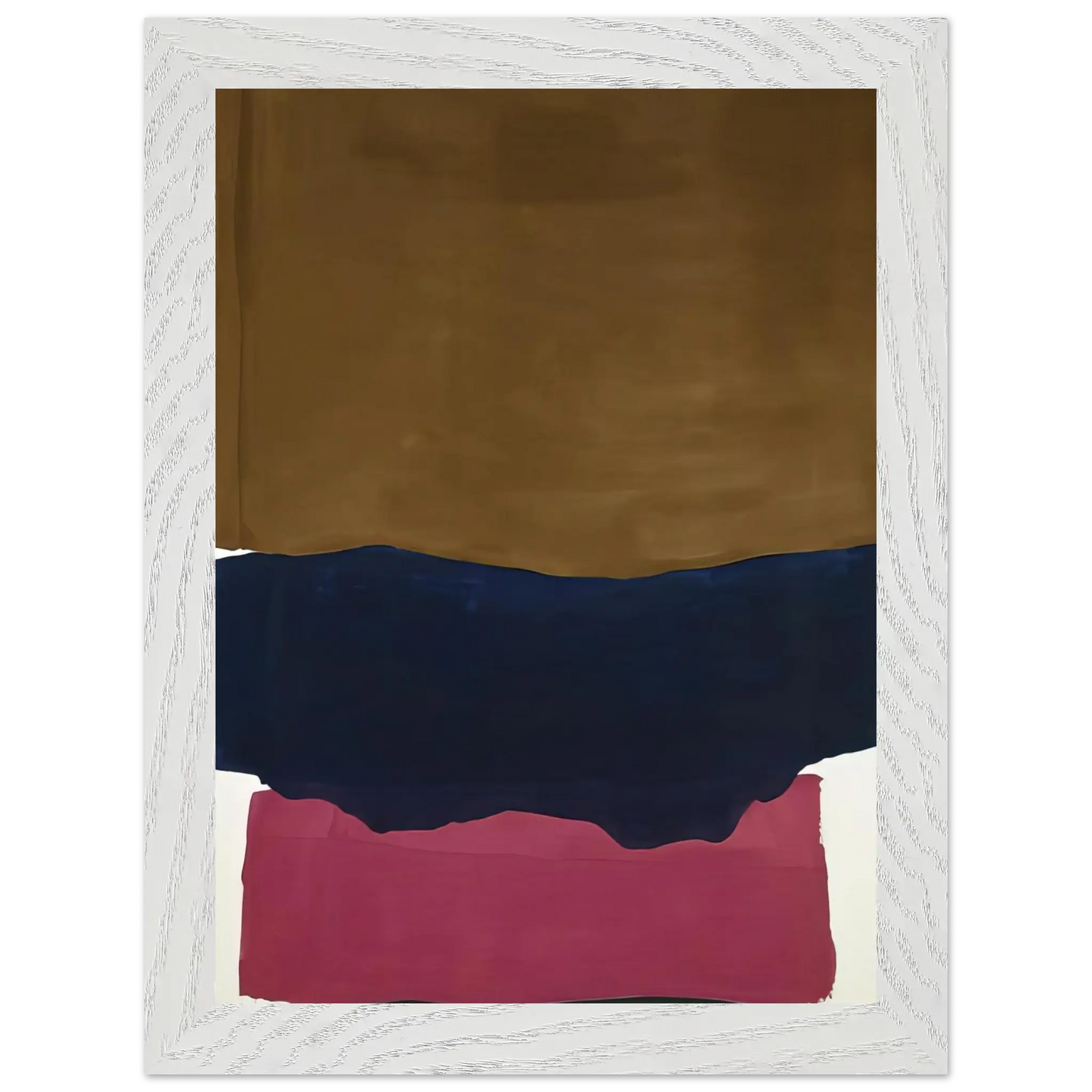 Helen Frankenthaler - Indian Summer - 1967 Wall art - 30x45 cm / 12x18 Inches - Premium Wooden Framed Poster With Fine Art Paper - Black frame