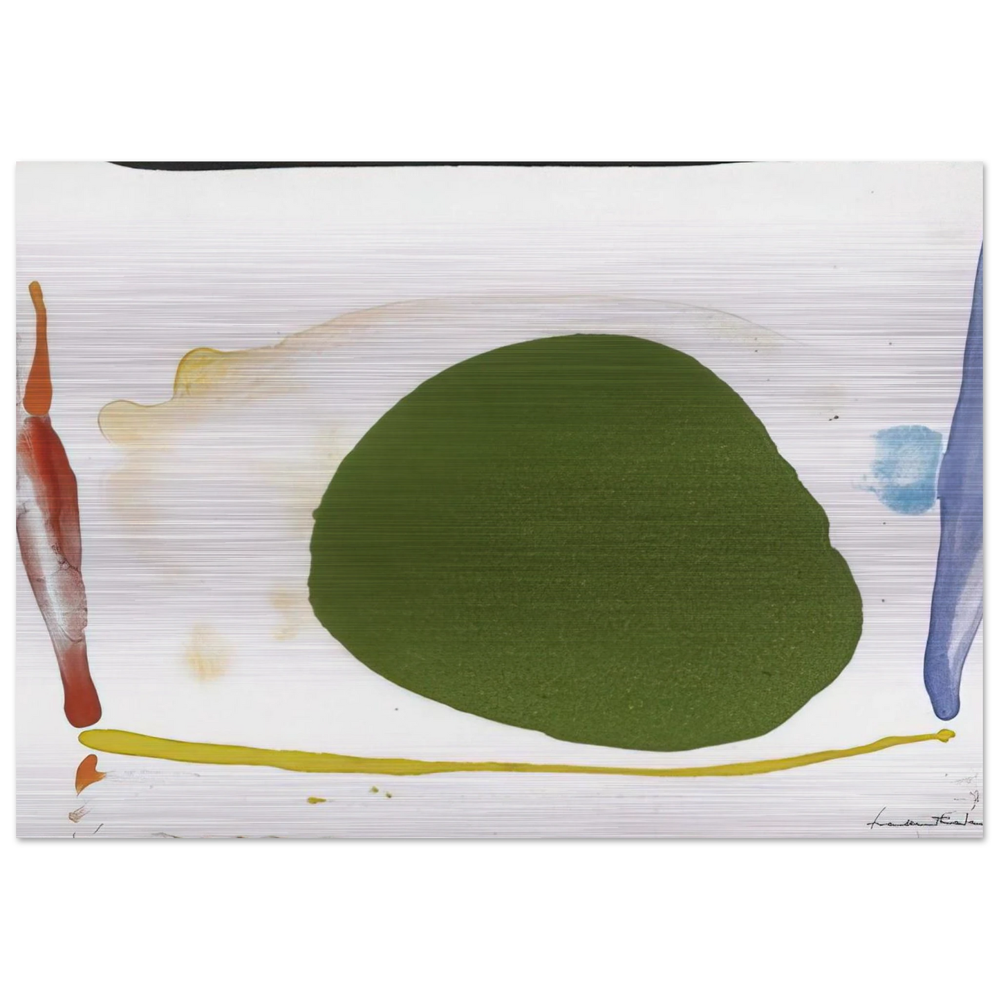 Thanksgiving Day - 1973 - Helen Frankenthaler Brushed Aluminum Print - 70x100 cm / 28x40 inches | Helen Frankenthaler Aluminum Print | Helen Frankenthaler Prints