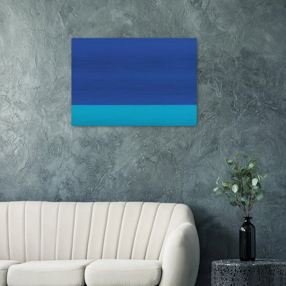 Untitled Stoffbild - 1969 - Blinky Palermo Brushed Aluminum Print - 70x100 cm / 28x40 inches | Blinky Palermo Aluminum Print | Blinky Palermo Prints