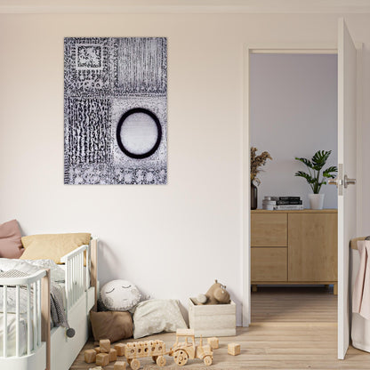 Circle by the Falling Waters - 1980 - Richard Pousette-Dart Brushed Aluminum Print - 70x100 cm / 28x40 inches | Richard Pousette-Dart Aluminum Print | Richard Pousette-Dart Prints