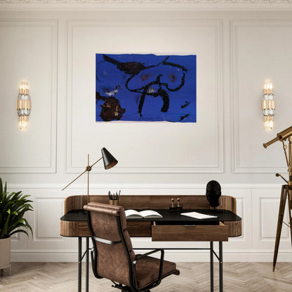 G-3 - 1982 - Emil Schumacher Brushed Aluminum Print - 70x100 cm / 28x40 inches | Emil Schumacher Aluminum Print | Emil Schumacher Prints