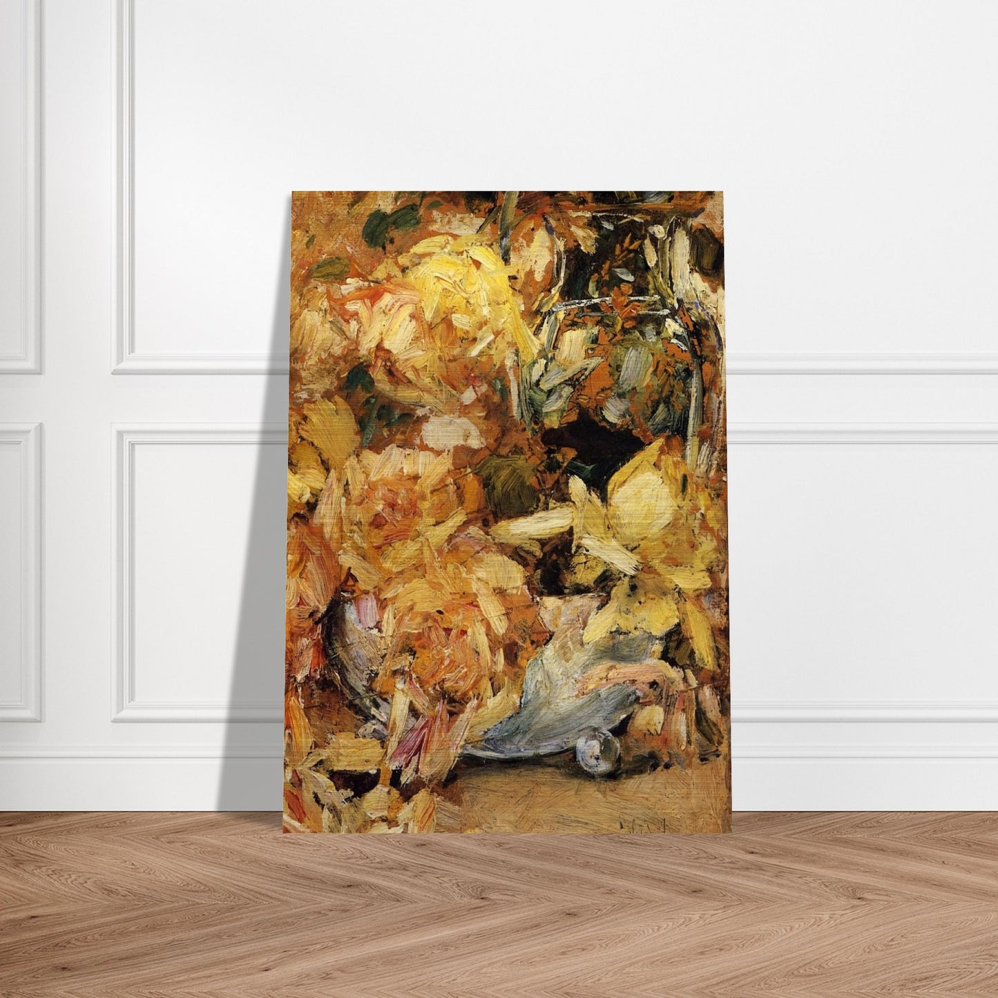 Roses - Childe Hassam Brushed Aluminum Print - 70x100 cm / 28x40 inches | Childe Hassam Aluminum Print | Childe Hassam Prints