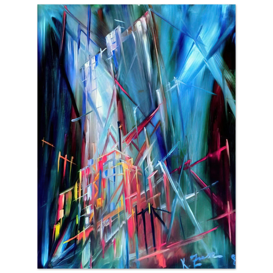 Konrad Zuse - Fantasy  75x100 cm / 30x40inches Fine Art Poster