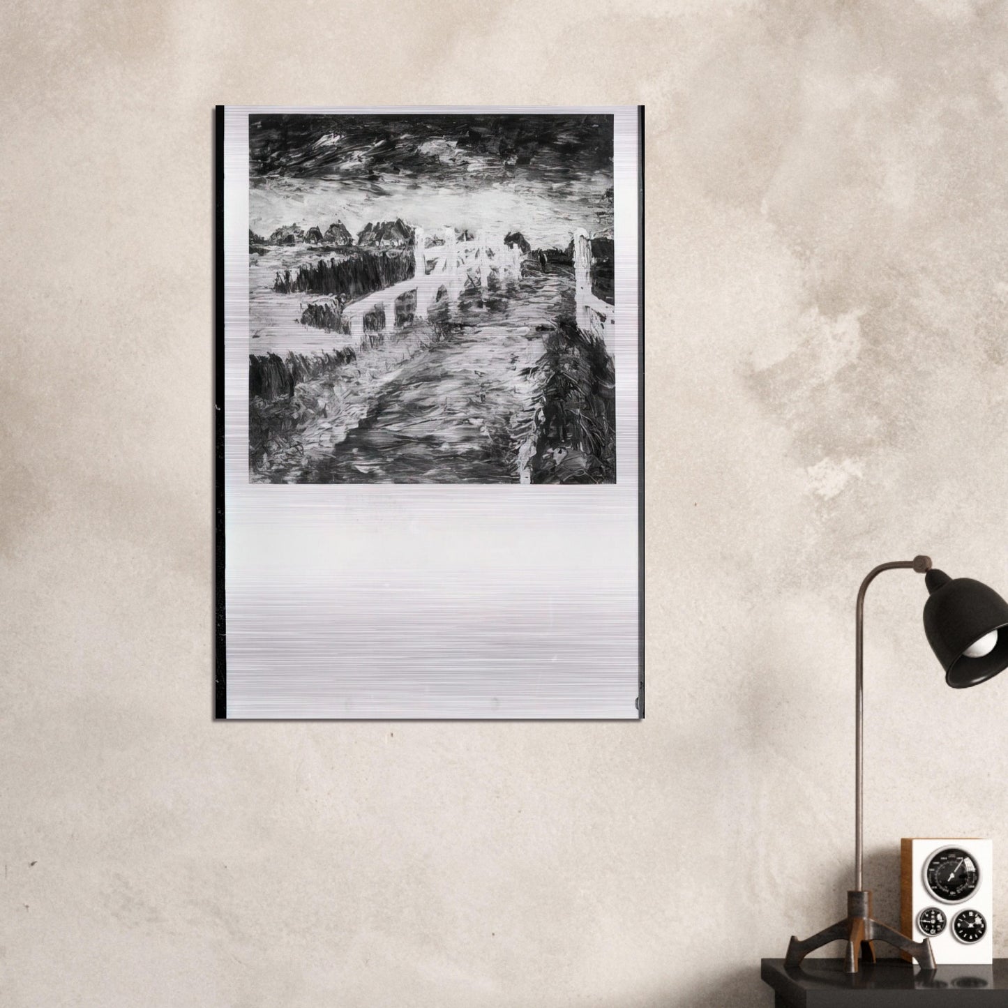 Maruchbrucke - Emil Nolde Brushed Aluminum Print - 70x100 cm / 28x40 inches | Emil Nolde Aluminum Print | Emil Nolde Prints