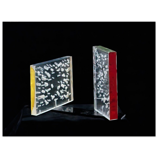 Piero Dorazio - Sospensioni Colorate - 1955  75x100 cm / 30x40inches Fine Art Poster