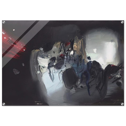 COMPOSITION 1972 - Chu teh Chun Acrylic Print - 70x100 cm / 28x40″ inches