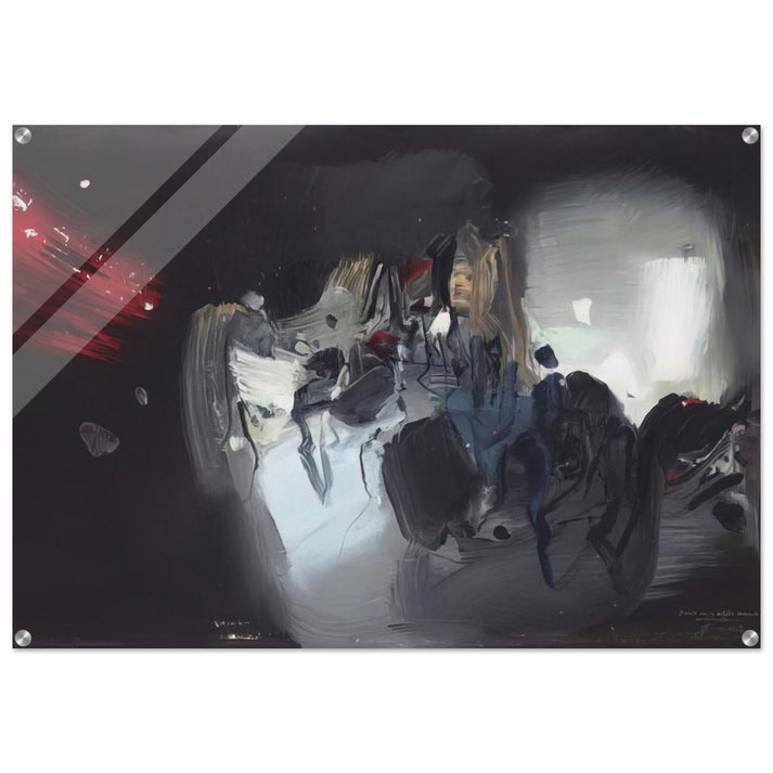COMPOSITION 1972 - Chu teh Chun Acrylic Print - 70x100 cm / 28x40″ inches