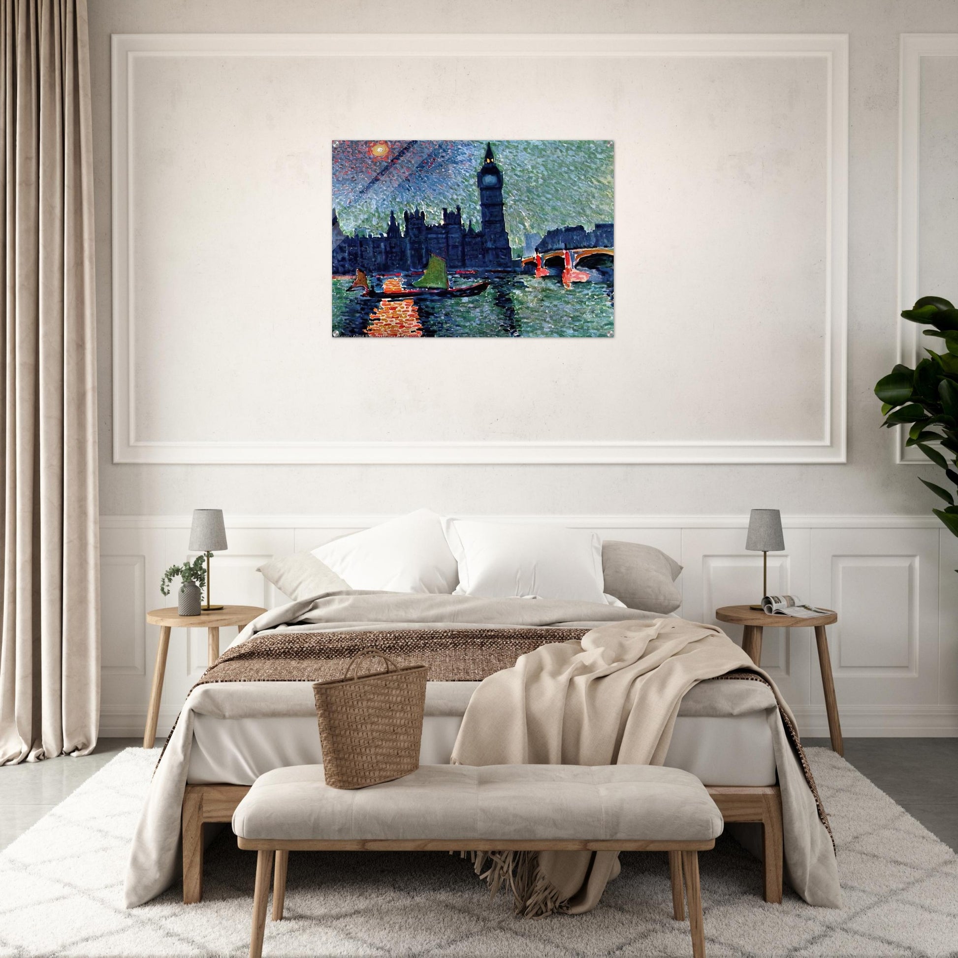 THE PALACE OF WESTMINSTER 1907 - Andre Derain Acrylic Print - 70x100 cm / 28x40″ inches