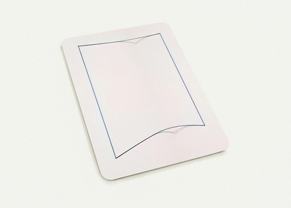 Blue Day-glo Corner Piece - 1968 By Fred Sandback Pack of 10 Post Cards | Fred Sandback Post Cards | A6 (10.5 x 14.8 cm) - 4.1 x 5.8 inches