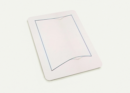 Blue Day-glo Corner Piece - 1968 By Fred Sandback Pack of 10 Post Cards | Fred Sandback Post Cards | A6 (10.5 x 14.8 cm) - 4.1 x 5.8 inches