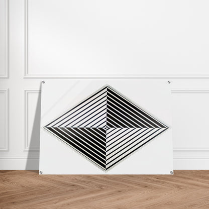 Black and White - 1952 - Carmen Herrera Acrylic Print - 70x100 cm / 28x40″ inches