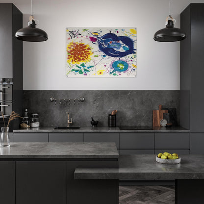 Senza Titolo III - Sam Francis Acrylic Print - 70x100 cm / 28x40″ inches