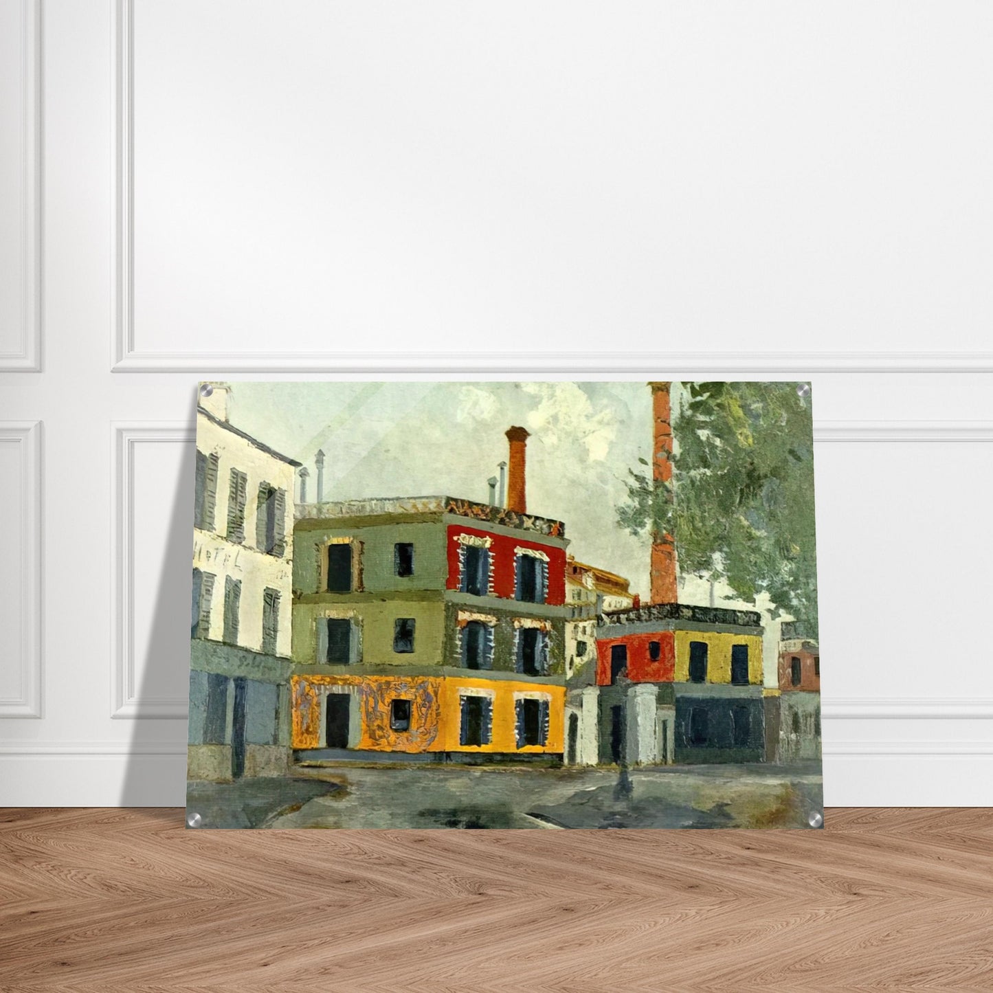 FACTORY - Maurice Utrillo Acrylic Print - 70x100 cm / 28x40″ inches | Maurice Utrillo Wall Art | Maurice Utrillo Prints